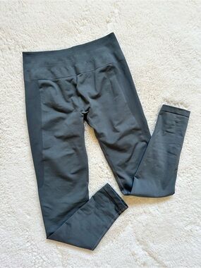Aurola Women's Workout Intensify Leggings Seamless Scrunch Tummy Control Grey S